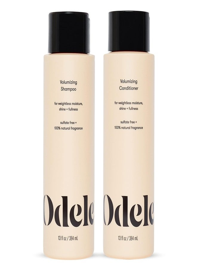 Odele Volumizing Sulfate-Free Shampoo & Conditioner Set, Adds Moisture, Shine, and Fullness for Straight or Wavy Hair Types, 13 Fl Oz Each (2-Pack) - Image 1